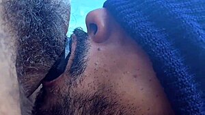 two beachside amateurs take muscular brazilian cock deep in their asses at once under the sun