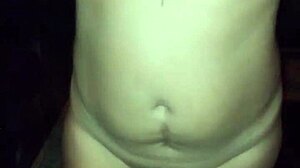Latina puta sucks huge cock through glory hole. Horny tattooed whore gives sloppy homemade blowjob.