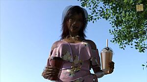 robin and kira take a leap of faith in erotic brunette amateurs scene