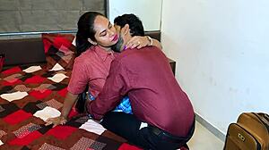 teacher drags student home for wild bisexual tits and ass pounding!