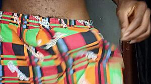 Homemade Solo African BBC Jerking Off Hard Monster Cock