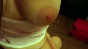 Lucky Delivery Boy Rips Clothes Off Horny Big Tits Neighbor for Quick Pussy Fuck