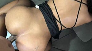 i visited my ex in her tight black dress, that round latina ass had me flashing and fucking her curvy body right there