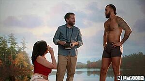 Stunning Hotwife Daisy Fuentes Rides Monster Cock as Hubby Watches in Awe