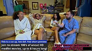 Ever wonder what aria nicole's shaved pussy looks like spread wide during hospital tickling exam?