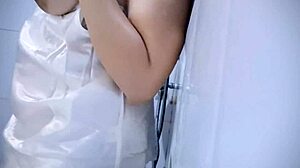 chubby latina milf plays huge natural tits till wet pussy drips