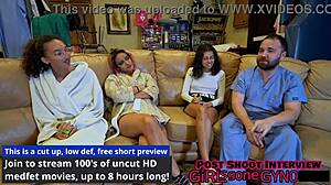 Ever wonder what aria nicole's shaved pussy looks like spread wide during hospital tickling exam?