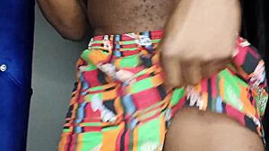 Homemade Solo African BBC Jerking Off Hard Monster Cock