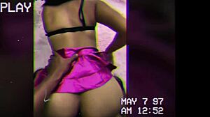 grainy vhs captures raw amateur homemade moments in intriguing clips