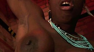 Black British Stunner Drains Balls Deep in Broken Lift Encounter!