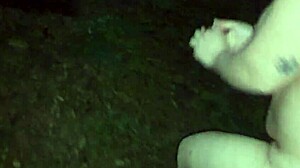 big ass horny latina bends over in public park for anal creampie with buttplug