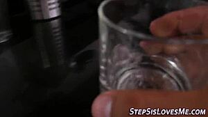 my horny teen stepsis babe gets pounded hard in the shower