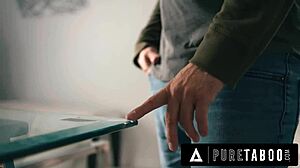 pure taboo guy controls unemployed roommate jennifer white with rough fucking dependency and sloppy cum