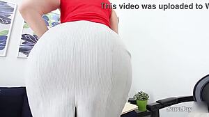 Sara Jay stockings cougar milf dildo fucks huge pussy clit deepthroat style