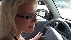 jacky joy picks up hitchhiker who barebacks her big pussy lips ass and titties in wild ride