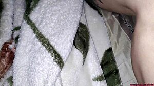 virgin stepdaughter's soft pussy tempts daddy to touch her but she begs only anal to save virginity