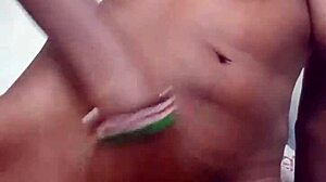 Caught with fingers deep in my big clit wet squirting pussy shaking ass wildly!