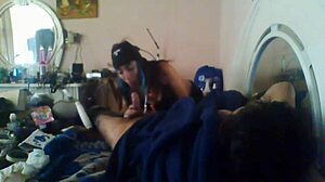 my adicta mexican amiga sucks cock then rides creampie squirting wild
