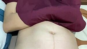 Amateur friend pounds exotic hijab wife's pussy doggystyle. Massive creampie soaks her completely.