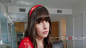 Free use step brother pounds petite teen pussy hard through her painful breakup tears