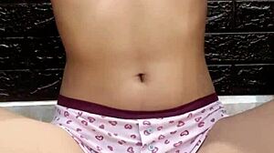 hey daddy watch this petite cutie tease her sweet spots just for you