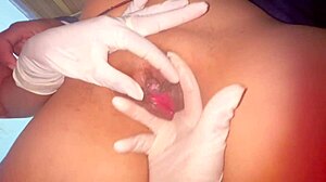 Patient's husband wildly pounds big-titted doctor's wet eager pussy