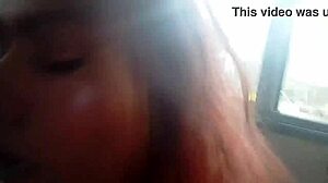 ginger paris stuffs chocolates in big ass tits during lingerie masturbation