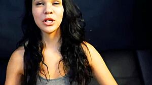Sexy Coed Sabrina Deepthroats Cock Before Doggystyle Bang And Facial Jizz Blast