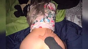 mexican teen's perky ass takes huge cock doggystyle homemade