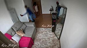 asking water guy to snap my nude pic led to tit sucking and fingering fun