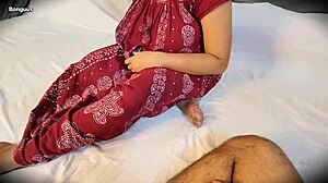 What if hot housewife riya's stepbrother finally stretches her tight pussy first time?