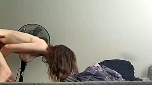 Ginger nerd moans wildly as bbc pounds her wet pussy first time rough doggystyle