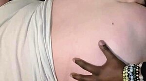 curvy white bbw bends over for big black cock doggystyle pounding and sloppy facial finish