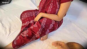 What if hot housewife riya's stepbrother finally stretches her tight pussy first time?