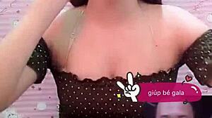 vietnamese teen upskirt flashes red panties under short skirt