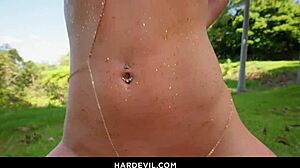 scarlet chace n elic hot outdoor fuck!!