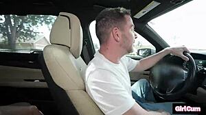 Hitchhiker Babe's Tight Pussy Quivers on Monster Cock for Creampie Ride