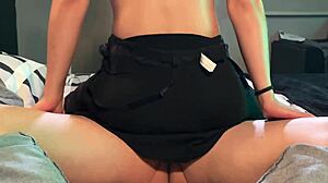 My latina secretary's huge ass rides cock like a pro in homemade