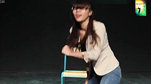 vietnamese tra my sways seductively in sexy dance
