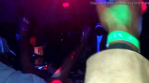 Cherise Roze Rips Clothes at Queens Halloween Strip Party