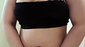 nicole spreads and shakes fat ass in bathroom