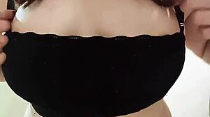 nicole spreads and shakes fat ass in bathroom