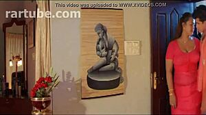 chubby mallu aunt bares nude body in hot indian scene
