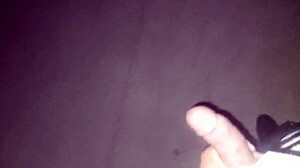 Street Vagina Tease Leads to Friend's Penis Suck and Creampie Milk
