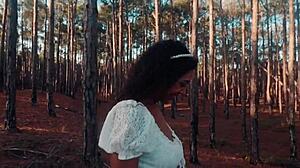 sucking cock on forest walk