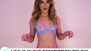 hannahjames710 slips into daring agent provocateur lingerie during las vegas try on