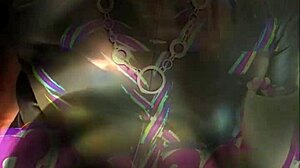 WATCH HOT TRANNY KANDI SCREAM AS THICK PURPLE DILDO WRECKS HER ASS!!