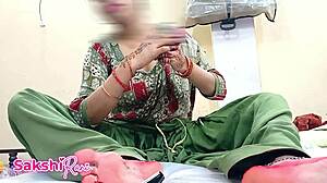 stepsister caught shaving pussy leads to hindi dirty talk sex
