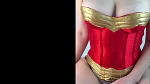 busty corset girl handjob makes me cum so hard in slowmo cumshot