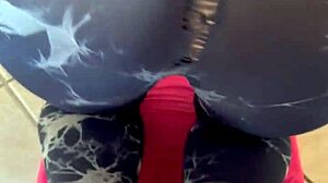 perfect huge ass latina neighbor girl next door milks cock first time homemade